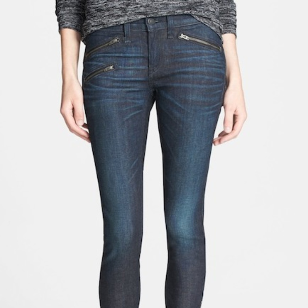Rag & Bone Kensington Zipper Detail Jean Size 26